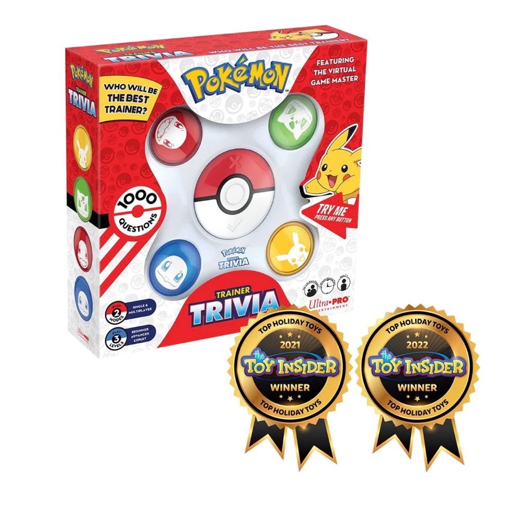 Pokemon Trainer Trivia Game - Red, White, Yellow, Green, Blue